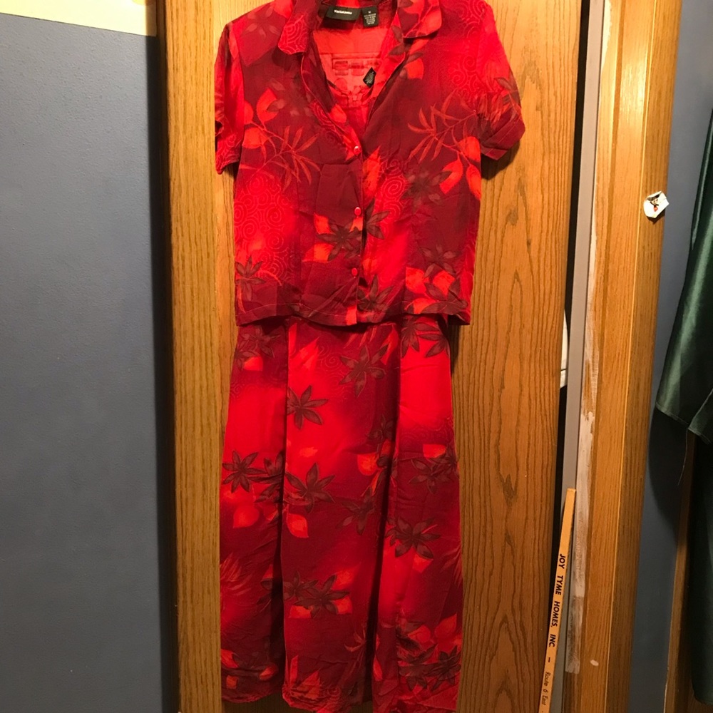 Dress and Shirt Set